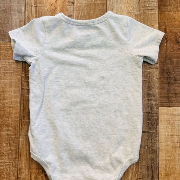 Cotton On light grey “not tired” onesie. Size 12-18 months. - Picture 2 of 3